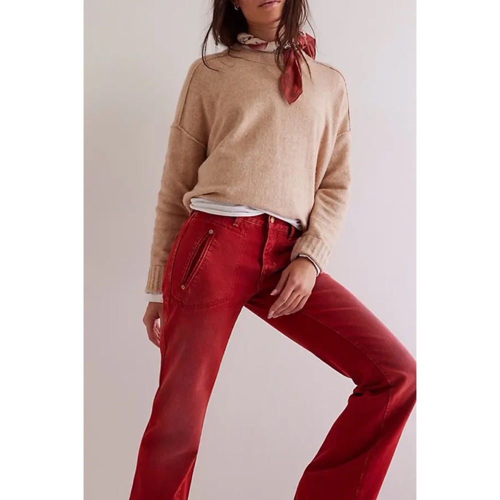 NEW We The Free (Free People) Carnivale Bootcut Jeans in Hot Tamale | size 26
